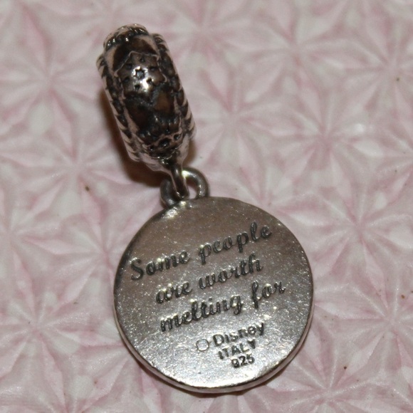 Pandora Olaf Dangle Bracelet Charm Disney Italy 925 - Picture 2 of 2